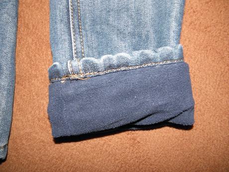 Fleecem podšité rifle / džíny dopodopo vel.110, dopodopo,110