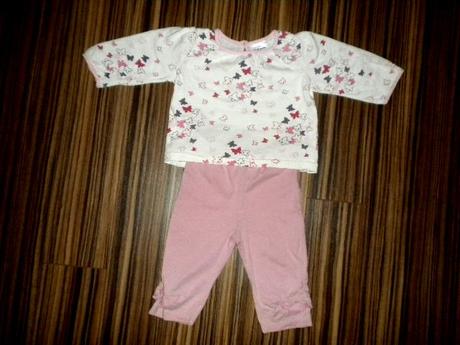 Špičkové legíny s kanýrky a tunika, next,74