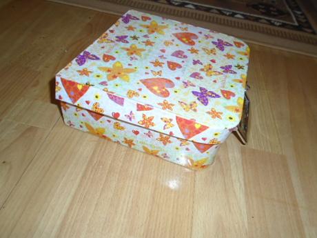 Kufřík motýl srdce 21x20,5x85 cm,