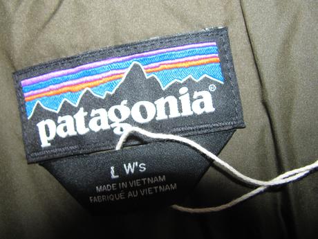 Dámská přechodná khaki prošívaná parka patagonia, l