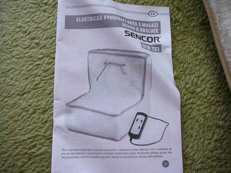 Elektrická bota sencor, 