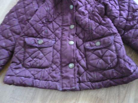 Prošívaná bunda tu 3-4 puntíkatá, tu,104