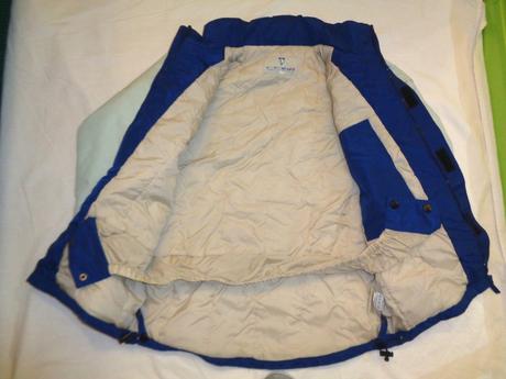 Modrá zimní lyžařská bunda, kids,152