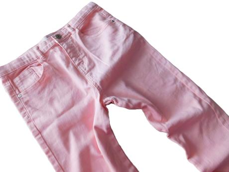 Dívčí elastické kalhoty-džíny, denim co,164