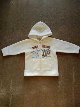 Chlupatá mikina s medvědem, cactus clone,68