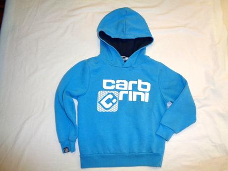 Krásná tyrkysová mikina carbrini, 116