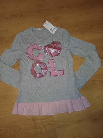 Nové dívčí tričko vel 165, terranova,164