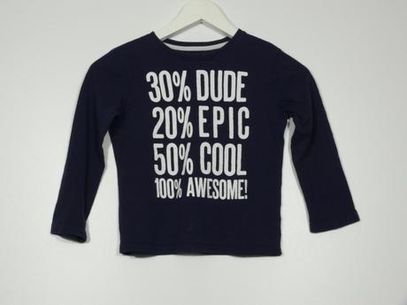 Modré tričko, primark,116