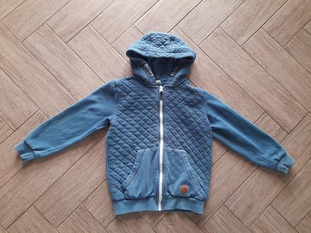 Modrá teplejší mikina zn. cool club, vel. 140, coolclub,140