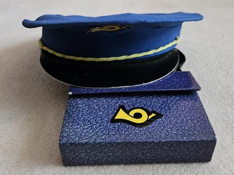 Dětská pošťácká sada - čepice, brašna, lístky, 