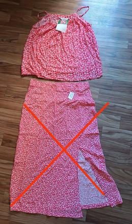 Květinový ramínkový top janina,vel.42, 42