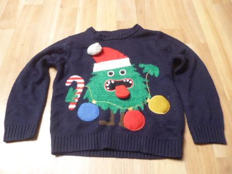 Vánoční svetr vel. 5-6, 116