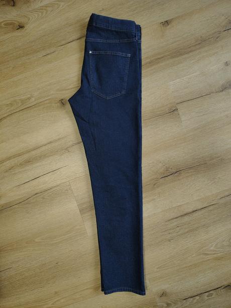 Dětské strečové rifle/kalhoty h&m 170 tmavě modré, h&m,170