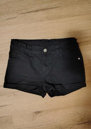 Dívčí strečové kraťasy takko 158 černé, takko,158