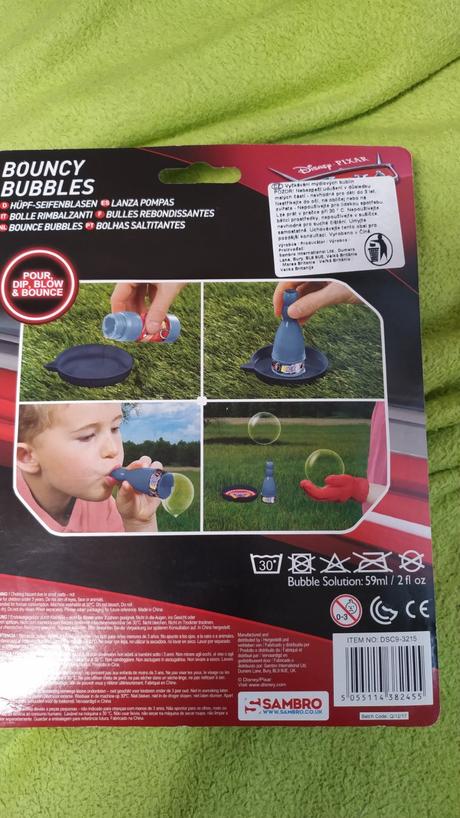 Bouncybubbles_skákací bubliny cars disney bublifuk, 