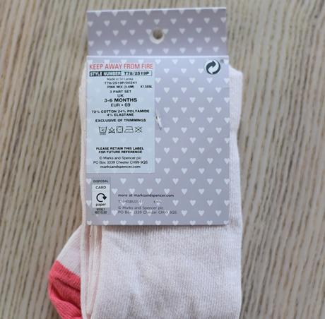 Punčocháče vel. 3 - 6 m, marks & spencer,68