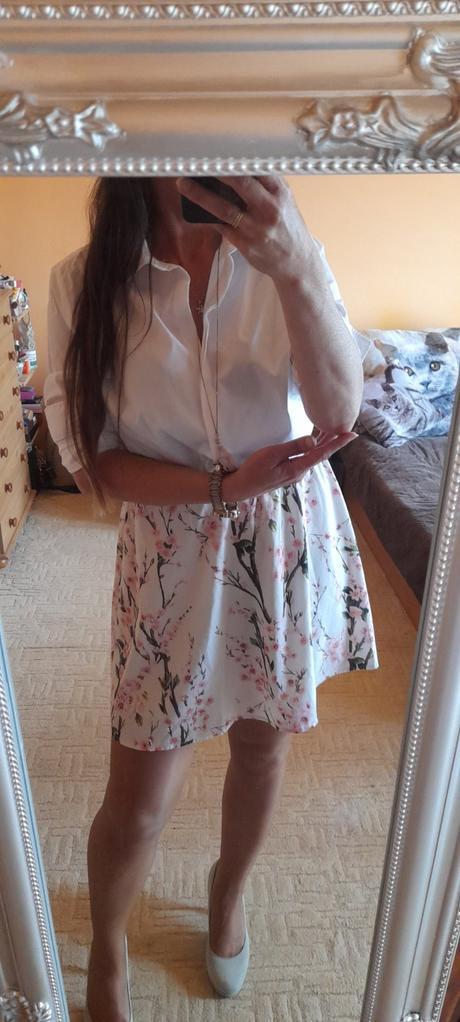 Mshll girl květinová áčková sukně, m