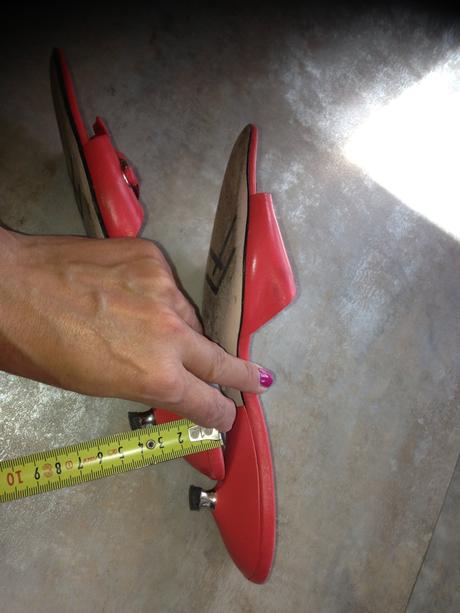 Letní pantofle norma j.baker vel.36 oranžová kůže, 36