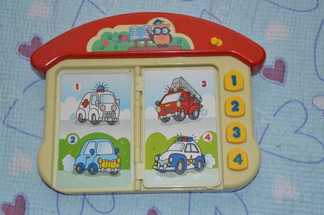 Plastová knížka hračka se zvuky,