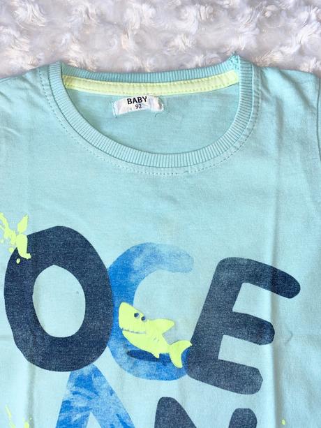 Modré tričko baby, baby,92