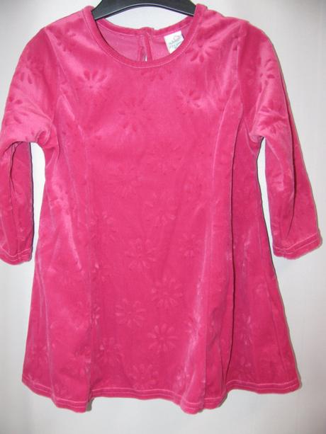 Dívčí sametové elastické šatičky-adams, adams,86