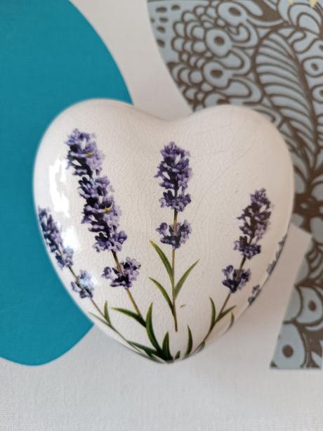 Levandulové srdíčko - dekorace, 