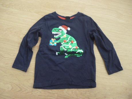 Vánoční triko dino vel. 3-4 dopo, 104