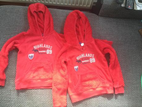 2 x teplejší mikina, 98