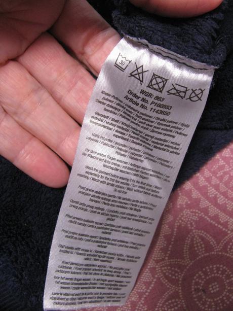 Fleecová fialová mikina s hřejivou podšívkou, kiki&koko,116