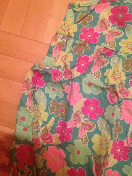 Letní overal motýlci a květy, f&f,74