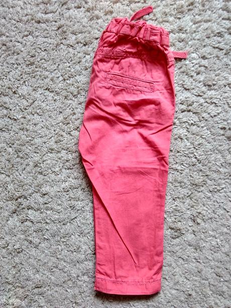 Vel.74, h&m, dětské, dívčí plátěné kalhoty, h&m,74