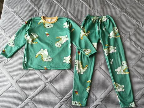 Zateplený set dinosaury, 128/134, 128