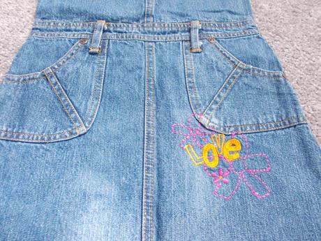 Riflové šaty / šatičky, vel.116, c&a,116