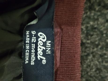 Nádherná zimní bunda značky rebel, velikost 9-12 m, rebel,74