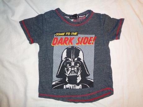 Šedé melírované tričko star wars, tu,116