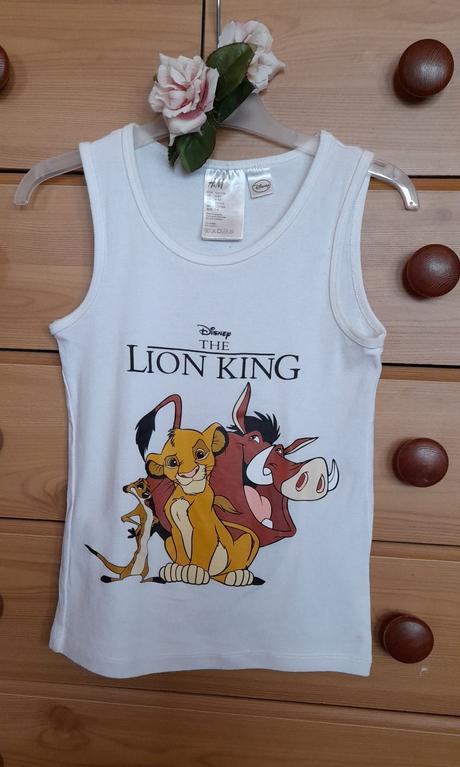 H&m disney chlapecká tílka 2ks lion king, h&m,128