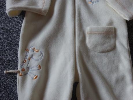 Fleesový overal s kapucí, vel. 92, 92