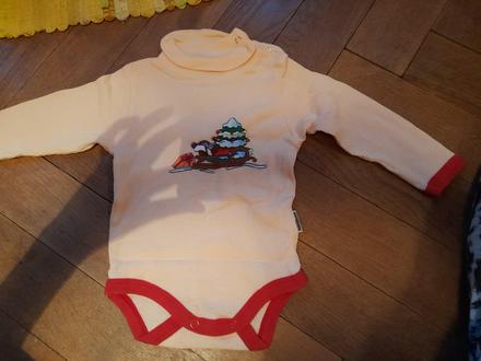 Body, bodýčko, vánoční vroubkovaný rolák, 68