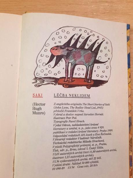 Kniha saki - léčba neklidem,