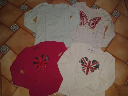 4x tričko, 122–134