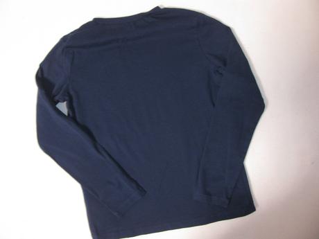 Modré bavlněné tričko h&m, h&m,140