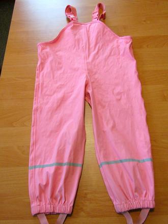 Nepromokavé pogumované kalhoty vel 110-116, lupilu,116