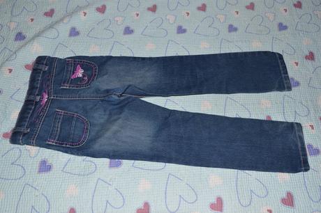 Džíny s vysokým sedem, výšivkou, regulace, lupilu,116