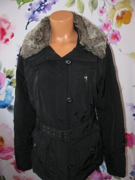 Černá zimní outdoorová prošívaná bunda s.oliver, s.oliver,38