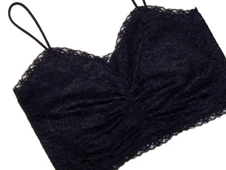 Dívčí krajkový crop/tílko new yorker vel.158/164, new yorker,158