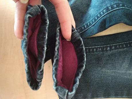 Rifle/džíny - top stav 86/92 regul.v pase, 86