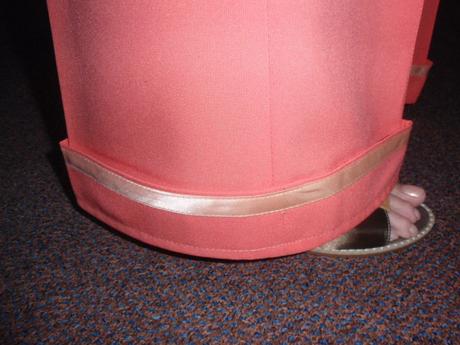 Kalhoty vel.38 meruňkové, m