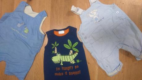 Kraťásky s laclem, letní overálek  0-3m, 50