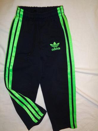 Krásné černozelené tepláky adidas 86/92, adidas,86