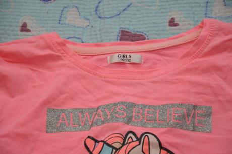 140 146 152 bavlněné triko s jednorožcem, 140